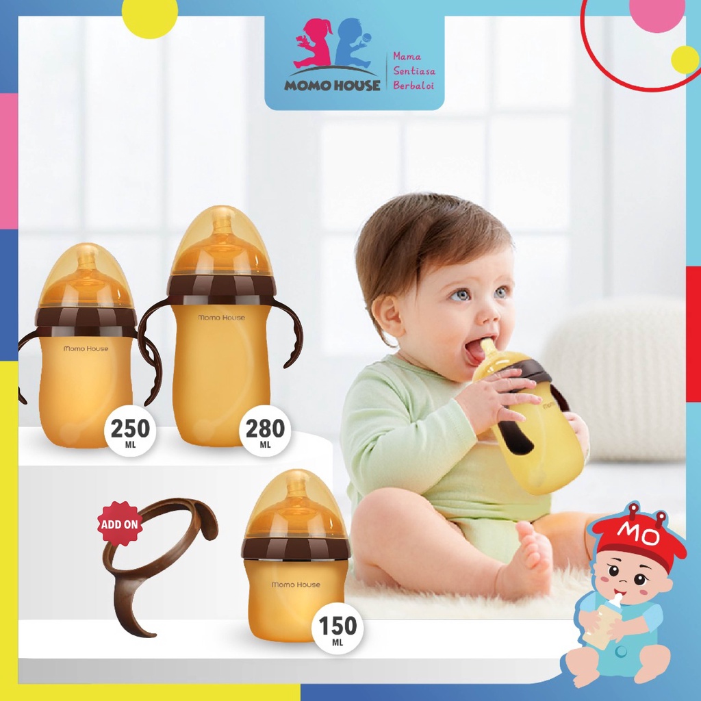 Silicone Baby Wide Neck Bottle