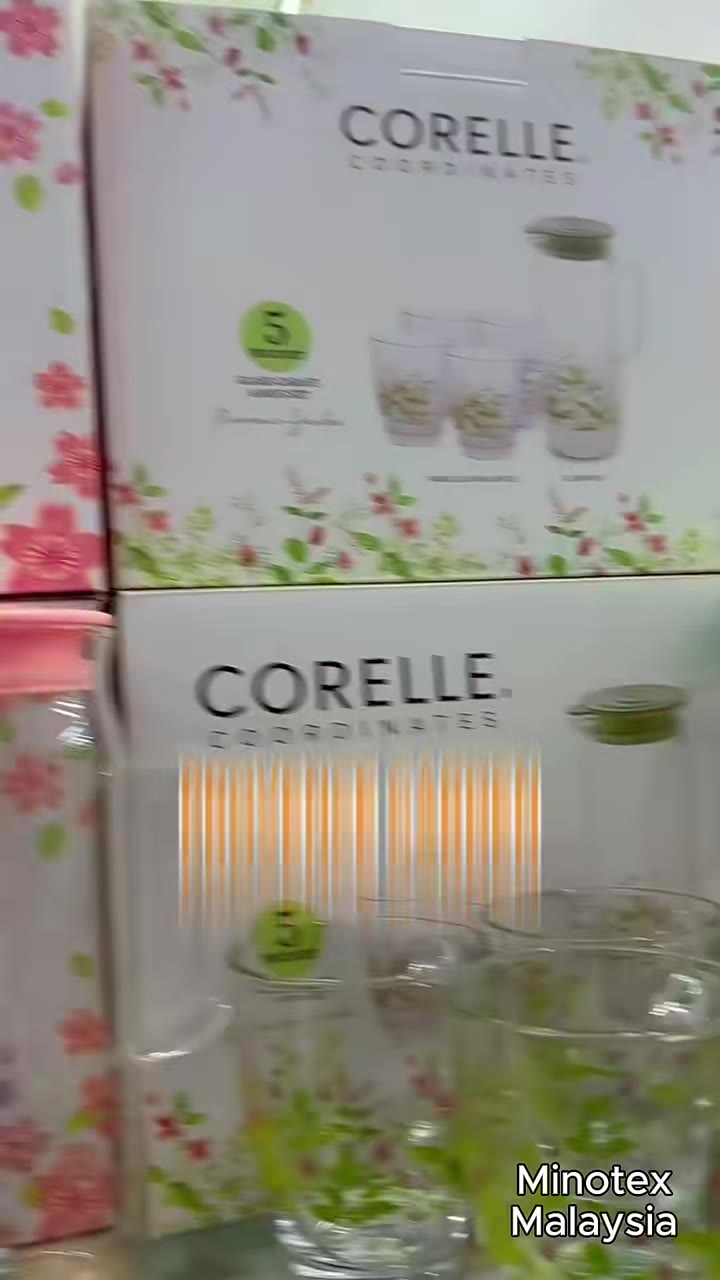 Live Highlight: Ada Customer Nak Tengok  Water Jug Set.     #corelle #minotex #corellemalaysia #corellemurah #corellelovers