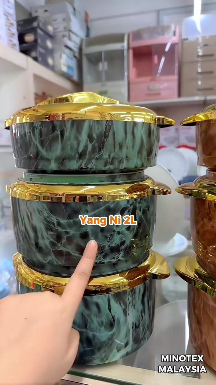 Live Highlight: Hotpot / Bekas Makanan Termos 📷 Cantik, tahan panas & sangat praktikal! Nasi kekal panas lebih lama, mudah dibawa, dan dapur pun nampak kemas. Confirm mak-mak suka! 📷📷📷      #minotex #termospanas #barangdapurmurah #barangdapurv...