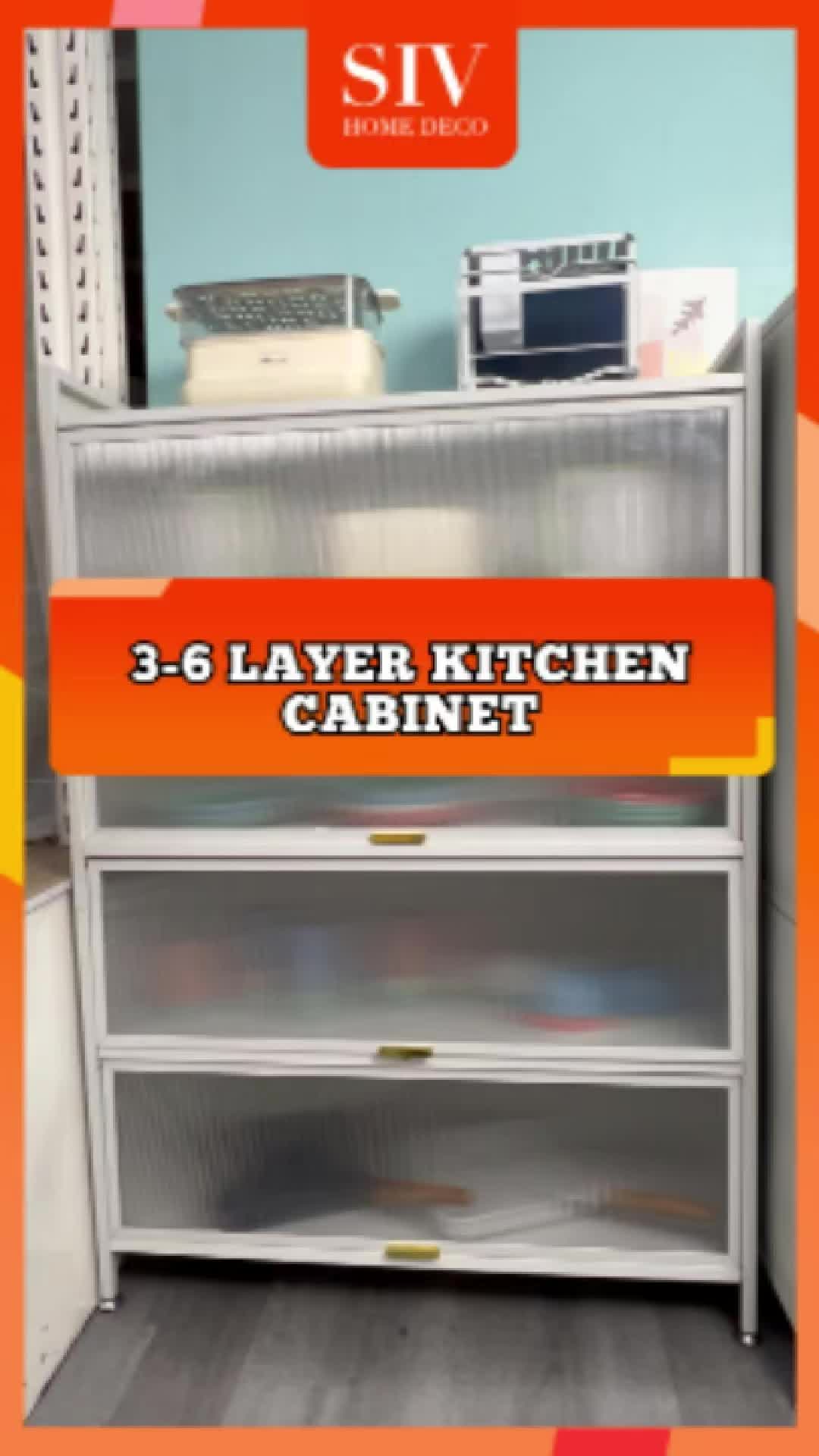 [Upgrade Higher Version]SIV 32cm/42cm Kitchen Cabinet Rack 32cm/42cm Kitchen Cabinet #multifunction #usefulthings #goodthings #storagehacks #foryou #organization #homehacks #storage #livingtips #goodthingsinlife #racks #organizetips #organziedhome...