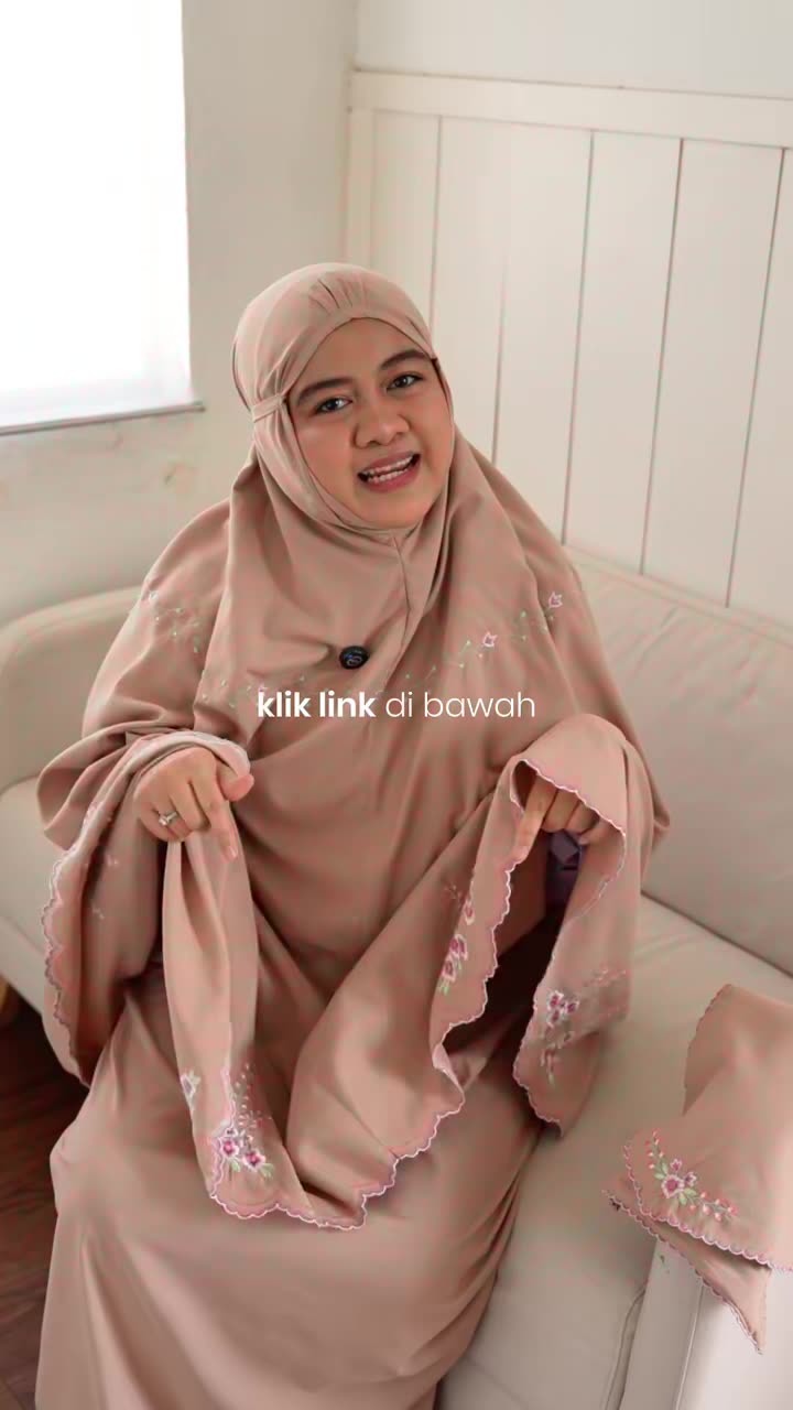 Maely, telekung cotton yang lembut dan selesa dipakai untuk setiap hari. Ringan, breathable, dan mudah memberi rasa tenang dalam setiap momen ibadah. Cantik untuk kegunaan sendiri dan cukup bermakna untuk dijadikan hadiah buat insan tersayang. #Te...