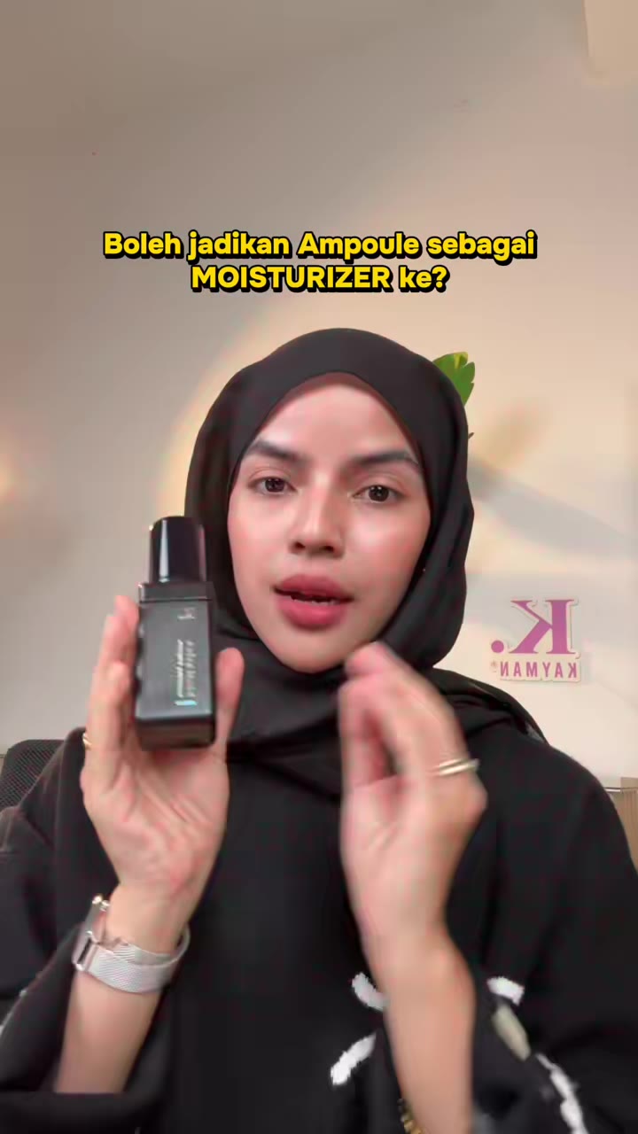 Ampoule bukan moisturizer okay! Dah include ampoule, WAJIB pakai moisturizer juga🙌🏻✨ Benefit Blumarine Hydrating Ampoule : Minimize pori, hydrate & smooth skin tekstur.  Grab dalam bag kuning!💙 #ampoule #pori #hydrate