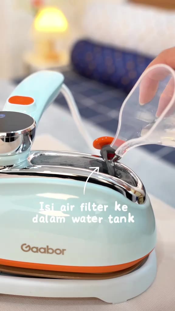Baju Terus Licin Dalam Sekejap ✨Iron Steamer Wajib Ada 💯 #gaabormalaysia #gaaborofficial #homeessentials #tiktokmademebuyit #murahbanget #gaabor #solid #easy #iron