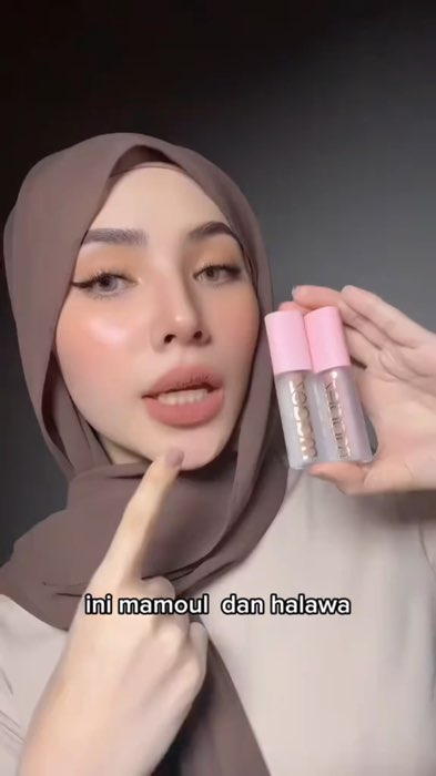 sumpah cntik wehh 2 code niii #mamoul #halawa #maaez #lipmattemaaez #lipmatte