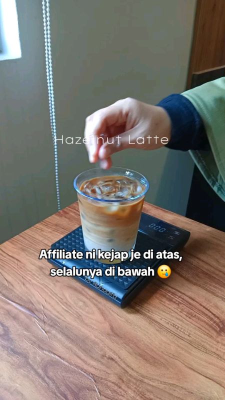 Syrup yg sedap dan affordable untuk coffee dan matcha. #kopidirumah #longbeach #coffeesyrup #hazelnutsyrup #hazelnutlatte