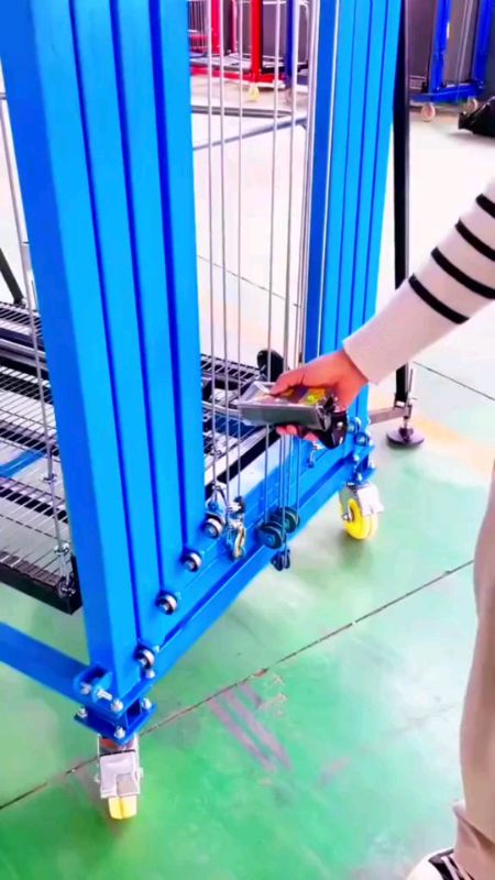 【High quality】Electric scaffolding remote control lifting foldable mobile lift construction site brick decoration hoist#shopee #foryou #fyp