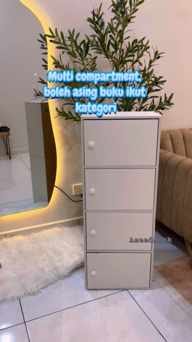 Storage Cabinet Almari Buku
