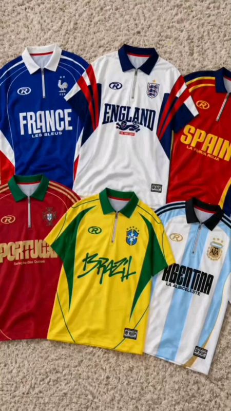 VNSCO SUPPLY Jersey Bola Dewasa Piala Dunia 2026 Jersey Worldcup Streetwear Full Printing Bahan Dryfit Brazil #jersi #Worldcup2026 #fyp