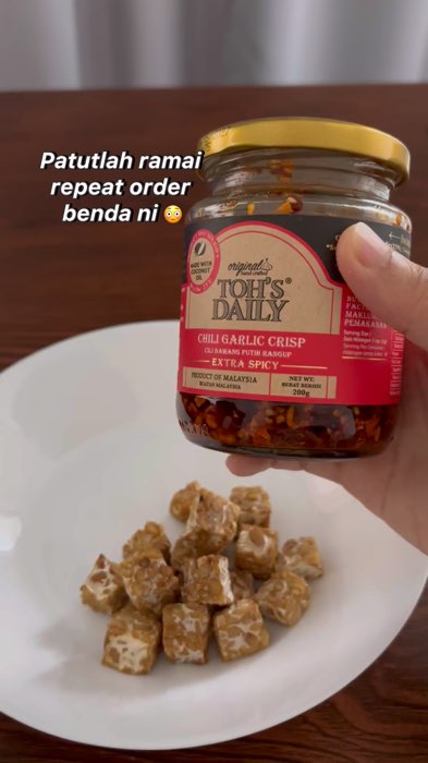#ShopeeAffiliatesMY #ShopeeMY #ShopeeLagiMurah #ShopeeHaul #chiligarliccrisp #tohsdaily #sambalviral #sambalpedas #foodie #makanansedap #sambalgarlic