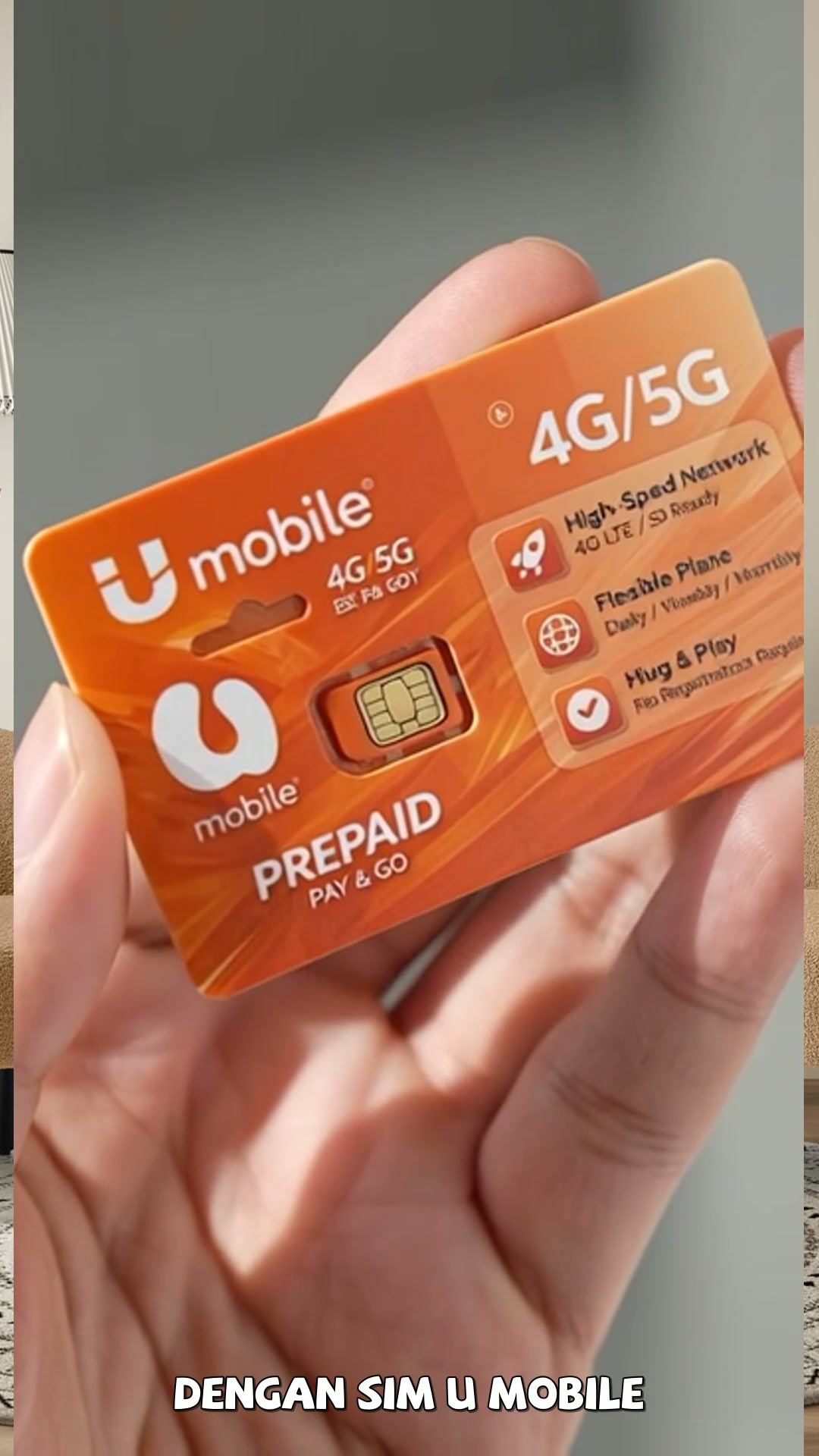Nikmati internet tanpa gangguan dengan SIM U Mobile, pantas dan mudah didapatkan! #ShopeeVideo #InternetMalaysia #SimPrepaid