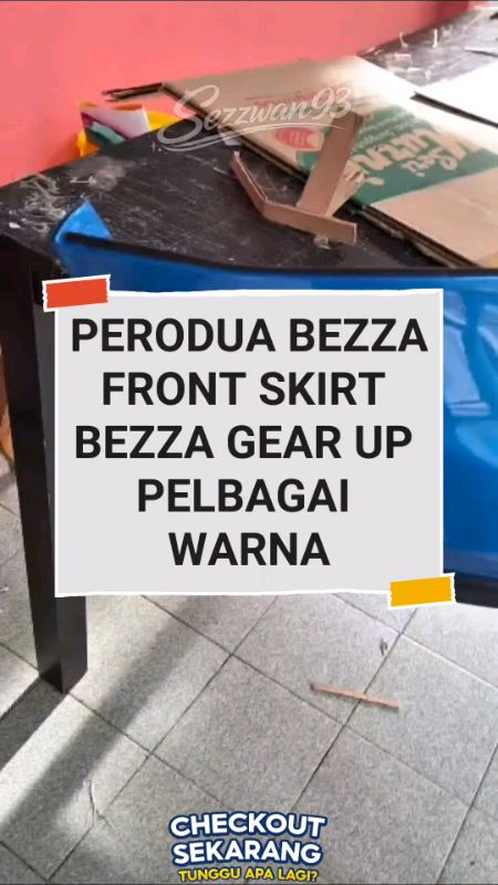 PERODUA BEZZA FRONT SKIRT BEZZA GEAR UP PELBAGAI WARNA#aksesorikereta #kereta #carpart #sparepart #sezzwan93