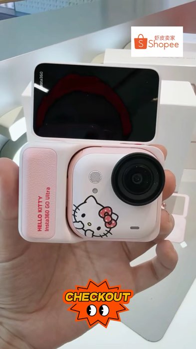 #Insta360 GO Ultra × Hello Kitty #Camera #shopeemy #Shopee #fyp #trending #shopeeviral #shopeevideo #shopeehaul #shopeesale #shopeelagimurah