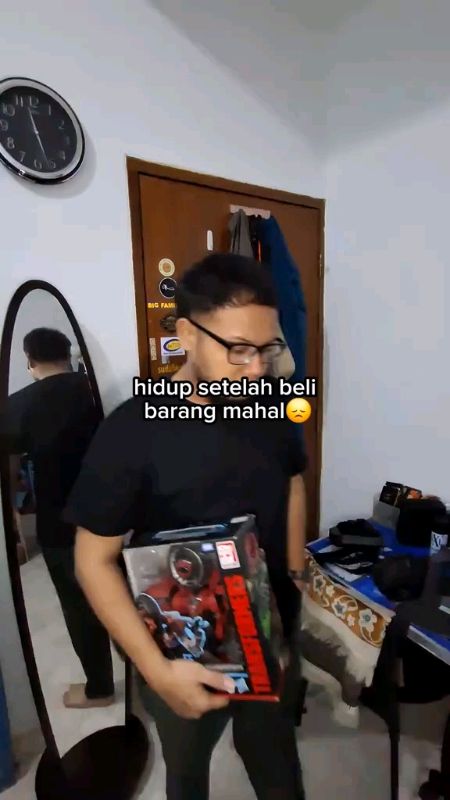 Dia macam happy but at the same time menyesal pun ada 🥲 #toy #mainan