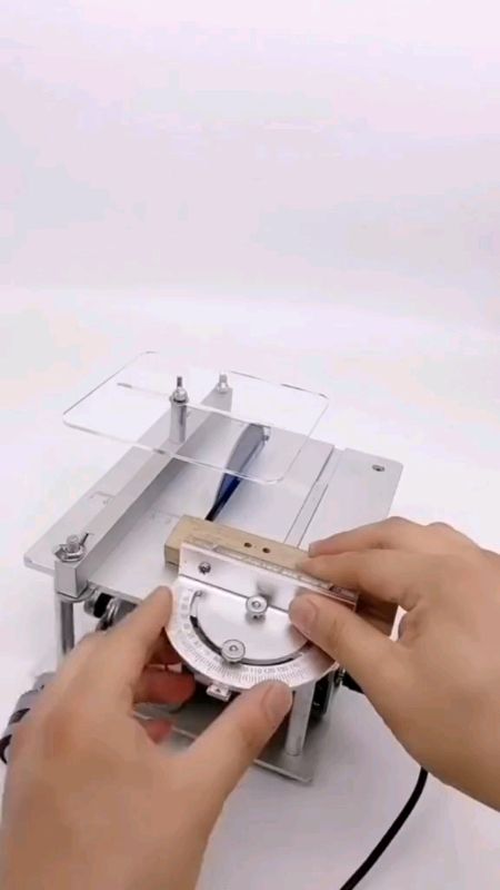 Mini Multifunctional Table Saw Electric Desktop Saws Woodworking Lathe DIY Cutting#shopee #fyp