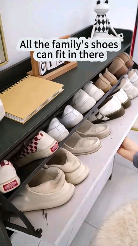Rak kasut sesuai untuk ruang sempit. Ada banyak design/rekaan. Boleh pilih #raknipis #kabinetkasut #shoecabinet #shoerack #rakkasut #shopee #fyp