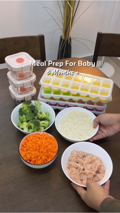 #siliconebabyfood #babyfoodtray #babyfoodstorage #icecube #siliconeicecube