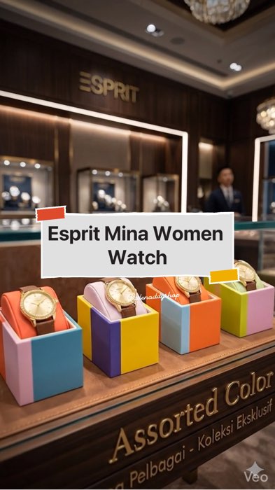 Esprit Mina Women Watch #esprit #mina #womenwatch #women #watch #jamtangan #ai #aivideo #viral #racunshopee #shoppingwithnadz
