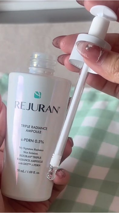 ￼REJURAN Triple Radiance Ampoule #tejuran #ampoule #serum #shopee #authentic #shopeehaul #mestibeli #skincare #glow #bright #koreanskincare #wrinkle