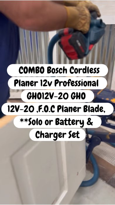 ￼COMBO Bosch Cordless Planer 12v#bosch #cordless #MustHave #goodthing #lowestprice #affordable
