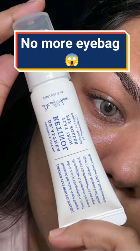 didn’t expect this in just 7 days My dark circles were looking SO tired, but this little retinol eye roller changed everything#DrAlthea#eye #retinol