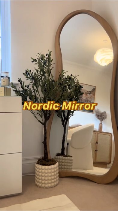 #cerminaesthetic #cerminbesar #cermin #dekorumah #nordicmirror