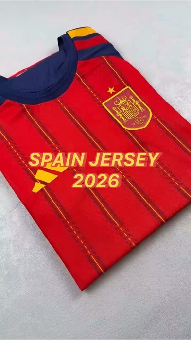 Spain Jersey 2026 Home #spain #jersey #spainworldcupjersey #yamal #Worldcup2026 #worldcupjersey #jersi #jersibola #adidas #football #shopeehaul #fyp