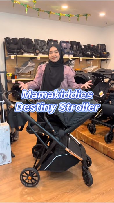 ￼Mamakiddies Destiny 2 In 1 Stroller With Baby Car Seat 🤩✨ #mamakiddies #stroller #babystroller #shopeemy