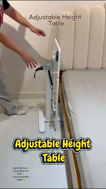 Adjustable Height Table #shopeehaul #shopeemy