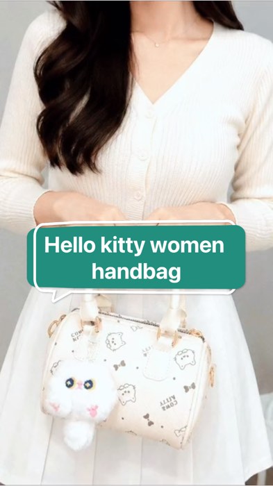 #Handbag #cute #shoulder #women #hellokittyhandbag #racunshope #shopee