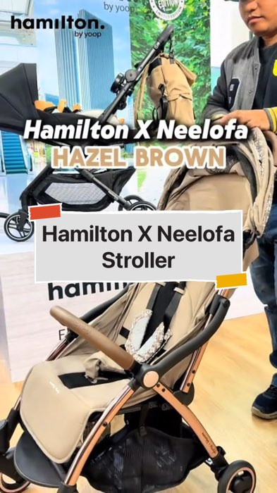 Hamilton X Neelofa Stroller🤎✨ #hamilton #stroller #HamiltonStroller #babystroller #strollerbaby #shopeelagimurah #shopeehaul #trending #fyp #viral
