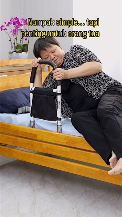 Ini antara benda wajib untuk warga emas di rumah 🔥#bed #GrabBar #BedAssist #orangtua #bedrailelderly #bedrail #katil