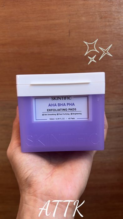 #skintificexfoliatingpad #SKINTIFIC #exfoliatingpad #去角质 #kapasmuka #卸妆棉 #shopeehaul #ATTK