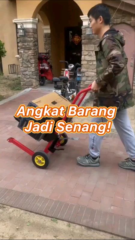 Angkat Barang Jadi Senang! Autozone mini forklift 200kg, hydraulic stacker ringan & portable 🔧📦#miniforklift #ManualForklift #PalletStacker #fyp