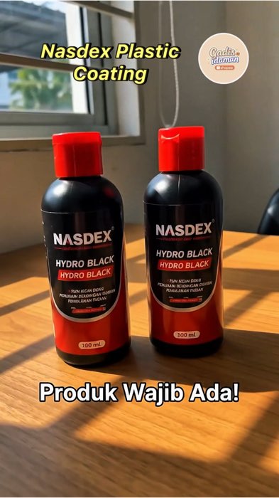 Plastic Coating| Nasdex HydroBlack Restorer Faded Black Plastik Coating Car Plastik Trim/ Inner Motor -Waterproof Shine #nasdex #coating #mieshopee