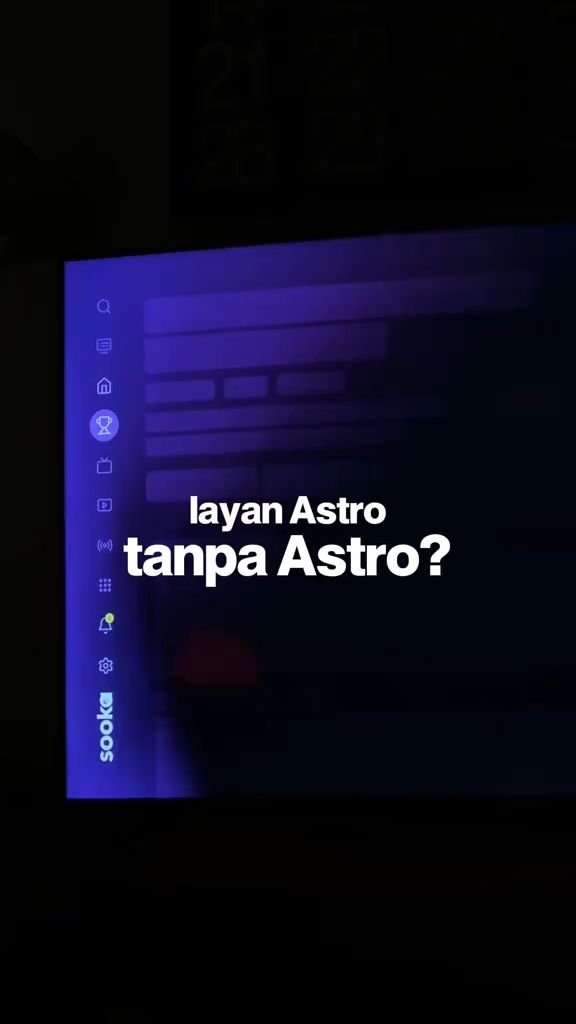 Nikmati hiburan Astro bersama Sooka Premium Plan. 
#SookaTVStick #SookaMalaysia #SmartTV #Streaming
