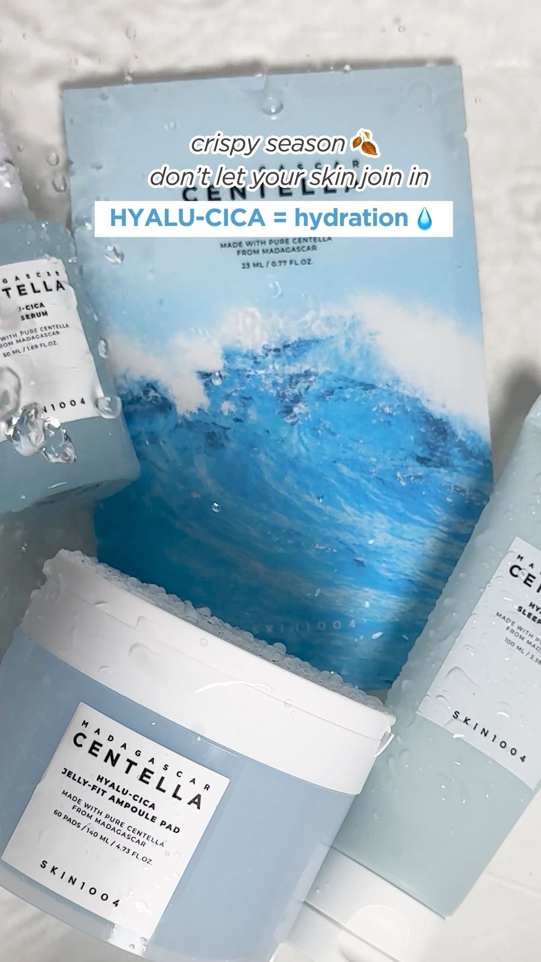 Pad, serum & cream for plump, hydrated skin all day ??