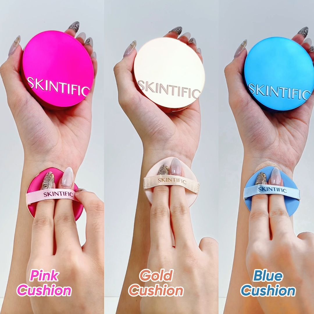 SKINTIFIC Perfect Stay Velvet Matte Glow Pink Cushion Serious#skintific #cushionfoundation #makeup