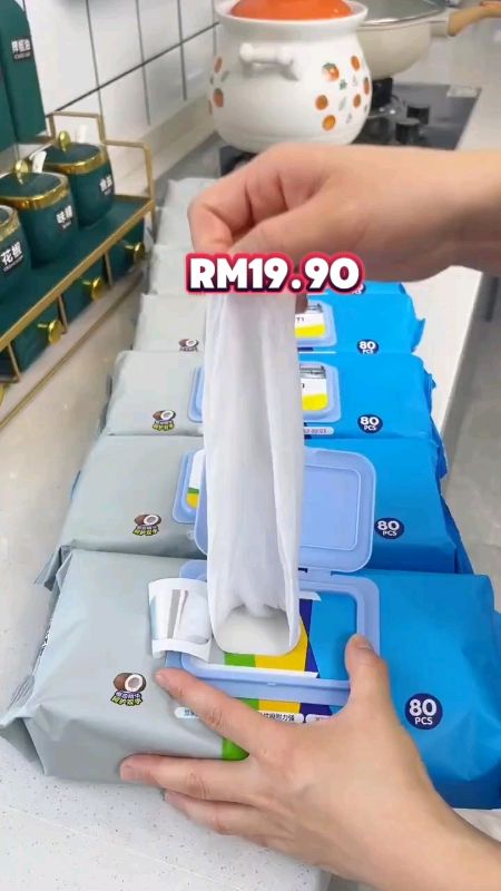 #kitchen #cleaning #wipes #strong #wet #tissue #shopeechoice