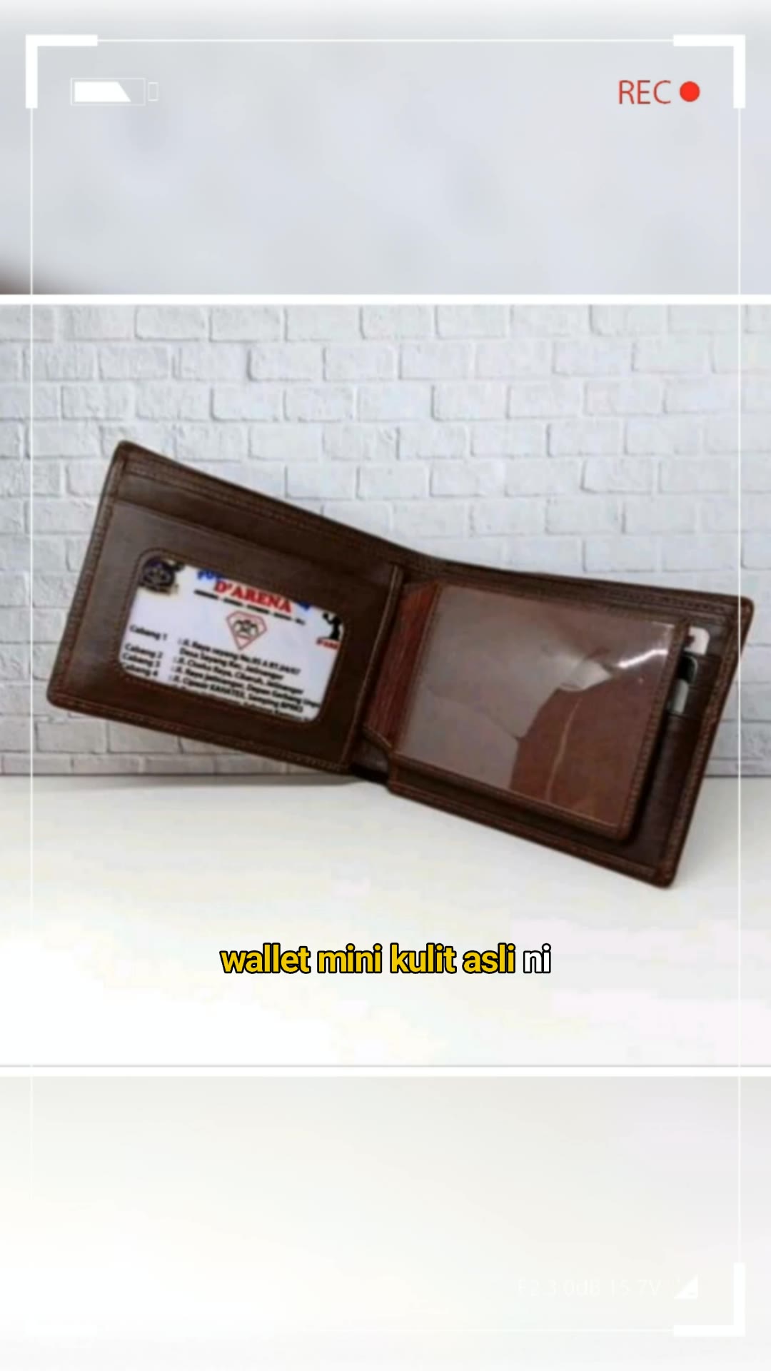 Men's Mini Wallet 100% ORIGINAL Genuine Leather Small Mini Folding