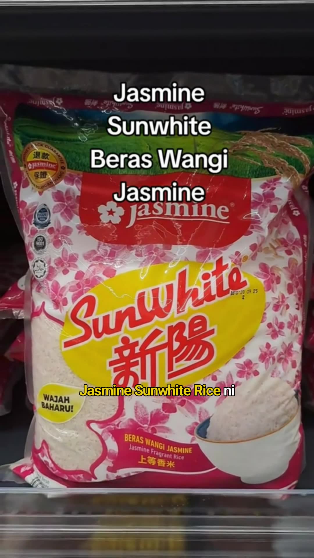 Jasmine Sunwhite Rice 10kg