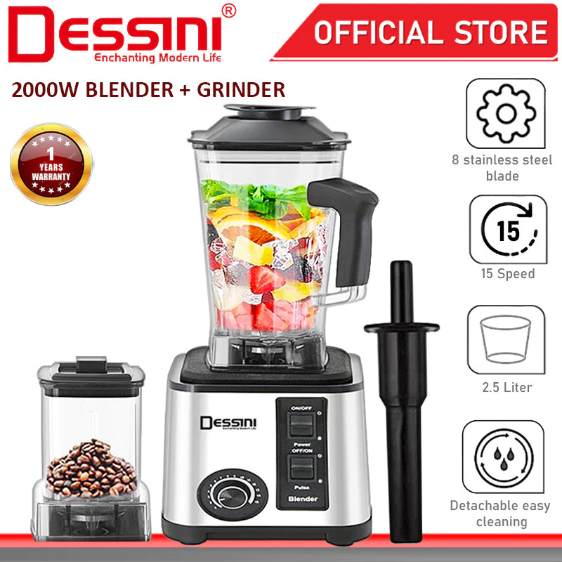 Dessini Italy Blender Mixer  Juicer 2.5 Liter Murah
