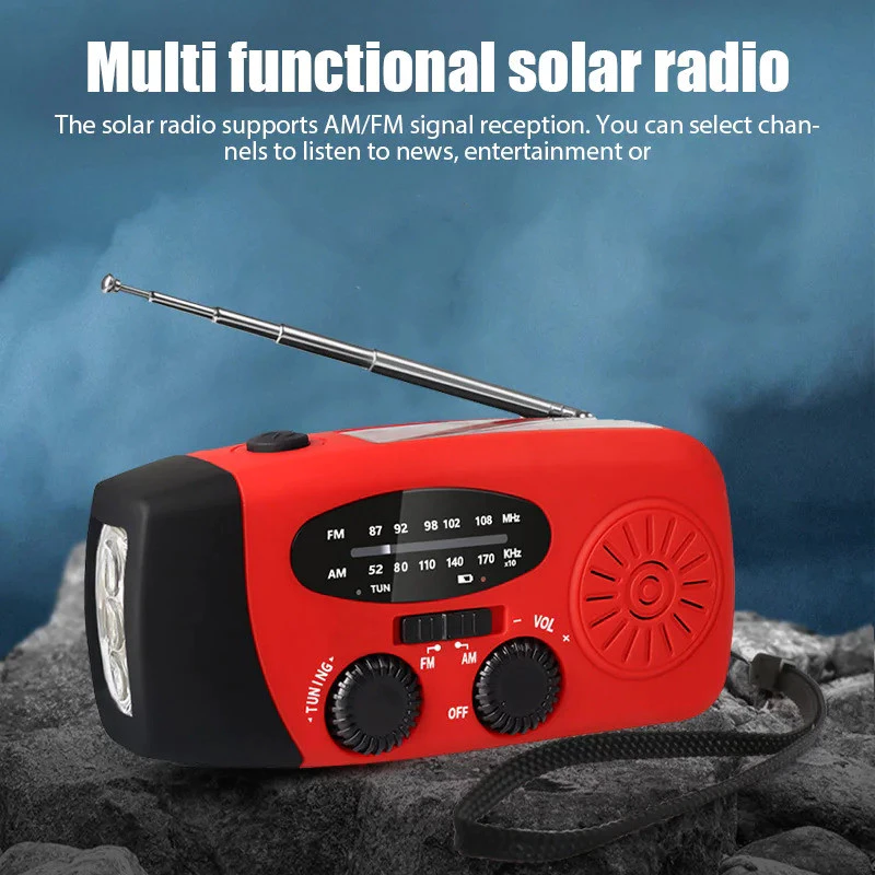 Radio Tangan Pelbagai Fungsi Mudah Alih 