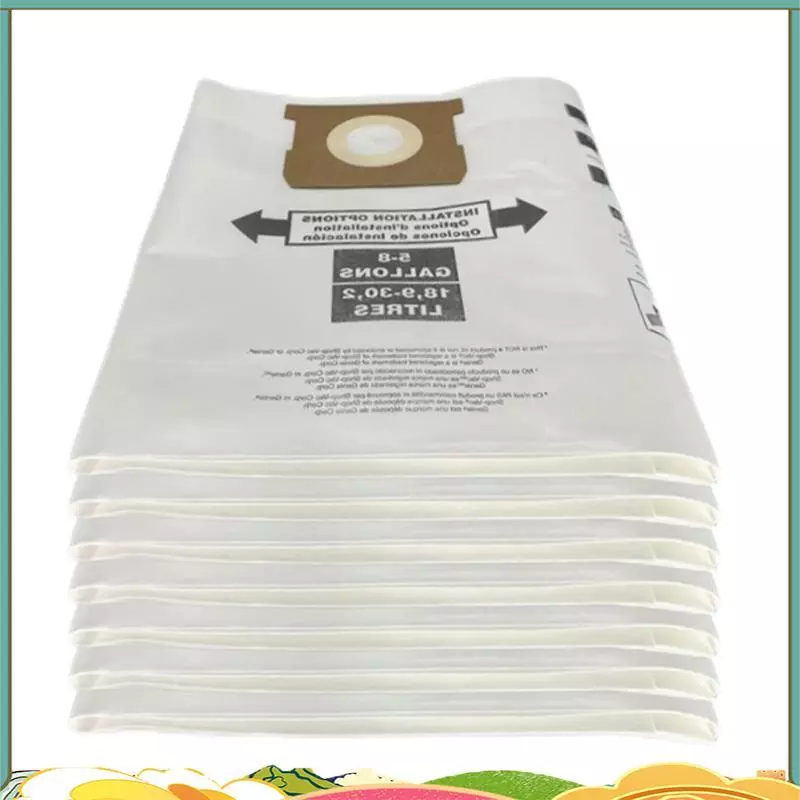 7 Pcs Universal Dry Vac Dust Bag 5 to 8 Gallon